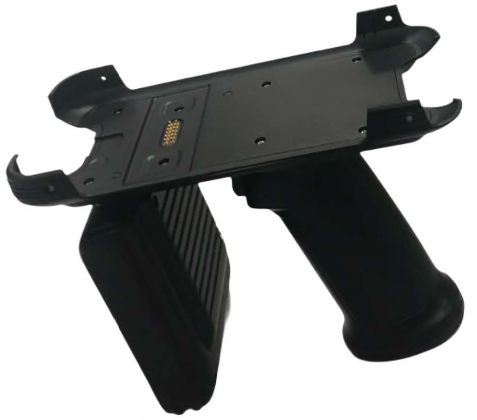 Съемная пистолетная рукоятка с бампером для мобильного компьютера С66, RFID модулем CM-2000 33dBm и сменным аккумулятором 5200mAh