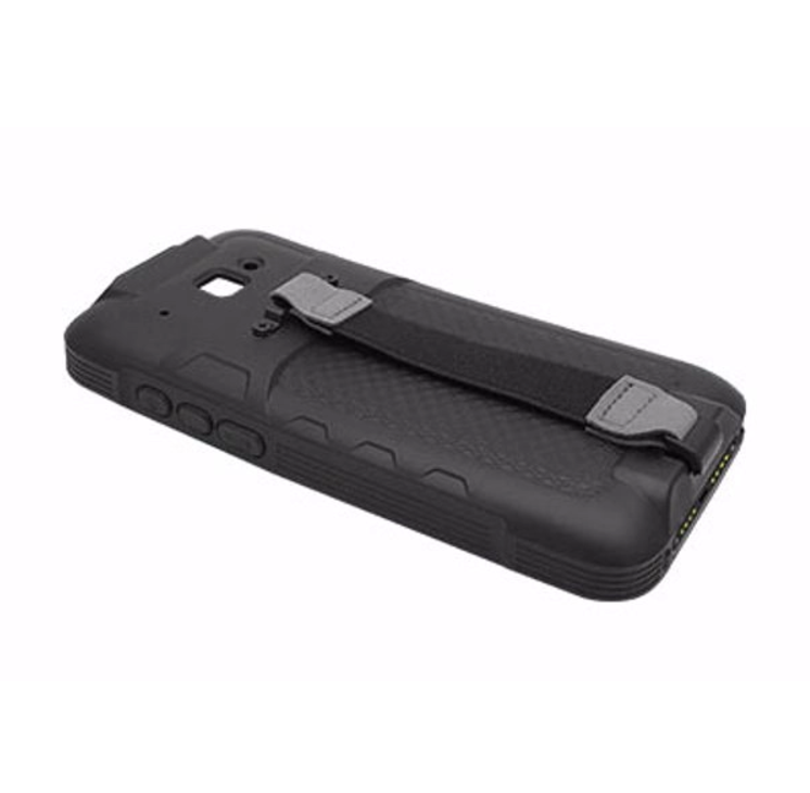 Защитный резиновый бампер с наладонным ремешком для мобильного компьютера С66 с переходником для зарядного устройства