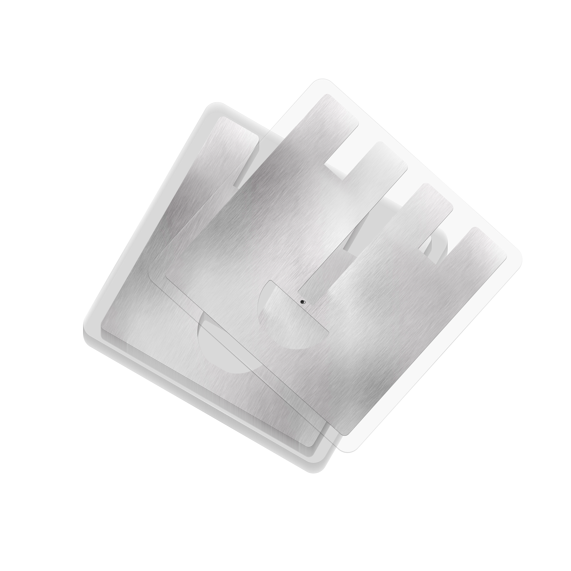Метка ISBC Labels 50x50 UHF, UCODE8, crystal (46x46)