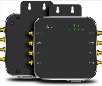 Стационарный RFID считыватель UR8: UHF CM510, RS232, LAN; 8xSMA