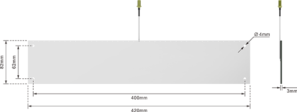 RFID антенна ISBC UHF SA 420/80