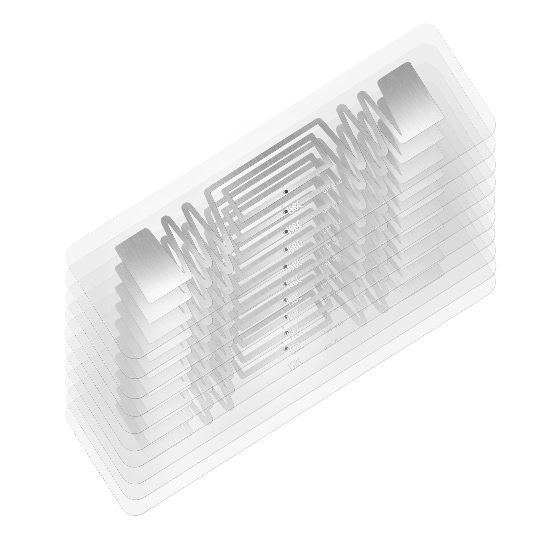 Метка ISBC Labels 87x27 UHF, UCODE8, crystal (70x13,7)
