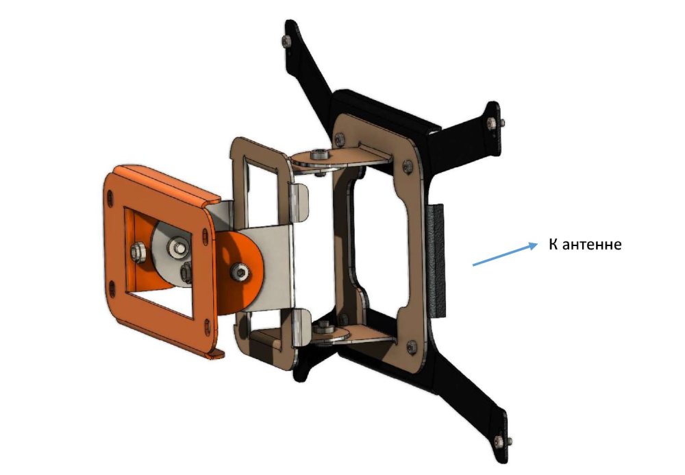 610-94398 Установочный комплект ISBC-RFID для W65 Mounting Set Antenna UHF (крепление к стене)