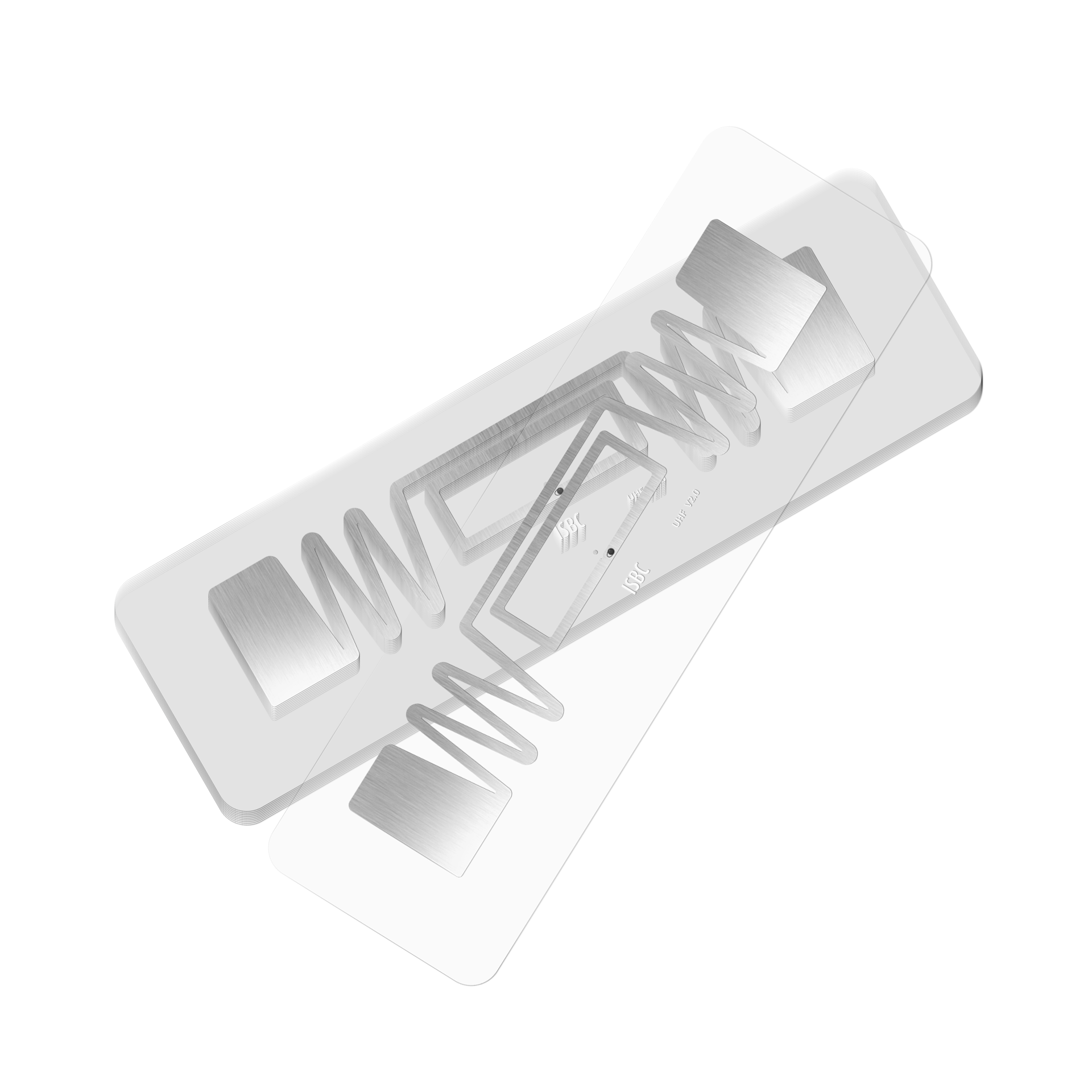 Метка ISBC Labels 87x27 UHF, UCODE8, crystal (70x13,7)