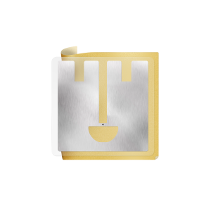 Метка ISBC Labels 50x50 UHF, UCODE8, crystal adhesive (46x46)