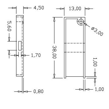 RFID метка Perfect ID PID-HT-EDGE-3813