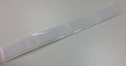 Бумажная метка-наклейка 38x14 mm, чип NXP iCode SLIX