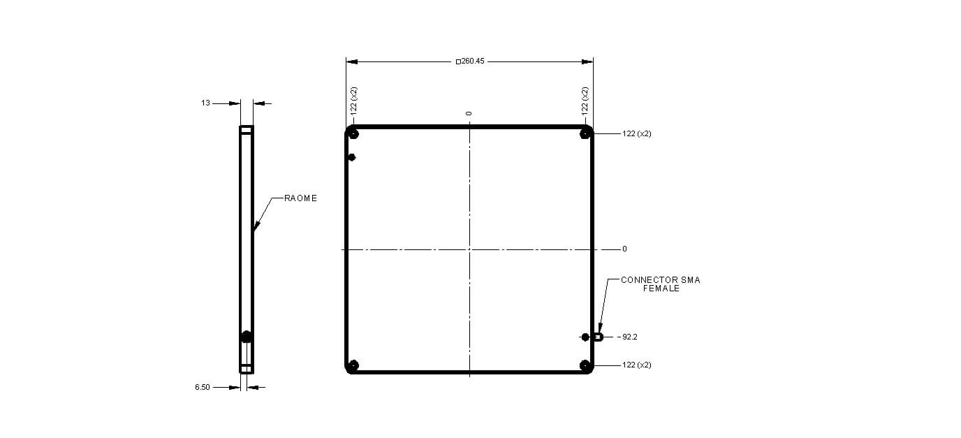 RFID антенна MTI MT008S08LH