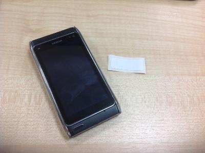 Бумажная метка-наклейка 38x14 mm, чип NXP iCode SLIX