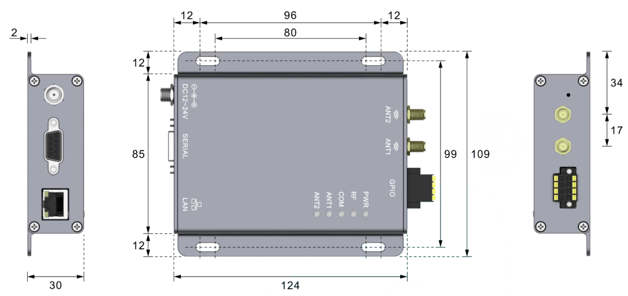 Стационарный RFID считыватель ISBC UHF SLR 2100