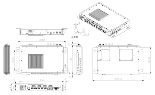 Встраиваемый компьютер AIV-HM76V1FL