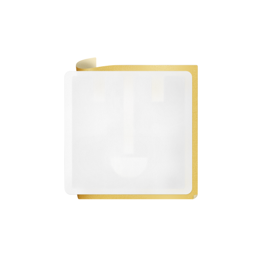 Метка ISBC Labels 50x50 UHF, UCODE8, paper adhesive (46x46)
