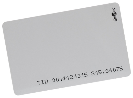 Карта UHF, ISO формат, 86х54х0.8мм.