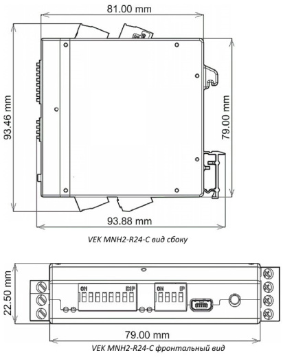Контроллер VEK MNH2-R24-C