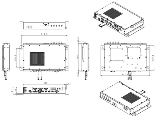 Встраиваемый компьютер AIV-QM97V1FL