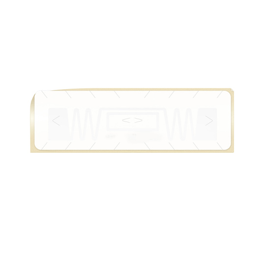Метка ISBC Windshield Label 87x27 UHF, UCODE8, pet adhesive, метка разрушаемая при снятии (70x13,7)
